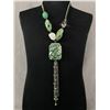 Image 1 : Vitnage Fifth Avenue Necklace with Stone Drop