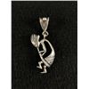 Image 2 : Large Sterling Silver Pendant Marked,Signed. Heavy