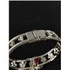 Image 3 : CC Chanel Rhinestone Bangle. Hinged