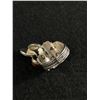 Image 2 : Unusual Sterling Silver Ring with Genuine Amethyst, Tigereye, Onyx, Moonstone