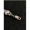 Image 3 : 925 Sterling Silver Bracelet with Genuine Garnet, Blue Topaz, and Amethyst Stones