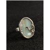 Image 1 : 925 Sterling Solid Ring. Signed H.K.