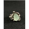 Image 1 : Sterling Silver, Antique Carved Stone Ring. Tested.
