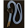 Image 1 : Sterling Silver Bolo Tie Pendant with Black Onyx, Aztec Design