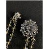 Image 2 : Vintage Double Brooch Swag Rhinestones & Crystal