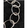 Image 2 : Sterling Silver Handmade Large Hammered Solid Link Bracelet by PJ