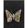 Image 1 : Silver Tested & Marked Abalone nlaid Large Butterfly Made in Mexico