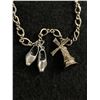 Image 2 : Sterling Silver with Dutch Windmill & Clogs Charms Bracelet