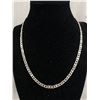 Image 1 : 925 Sterling Silver Solid Link Chain Necklace