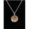 Image 2 : Sterling Silver Pendant with 2 Genuine Gold Nuggets. Marked Yukon with Sterling Silver Chain