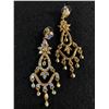 Image 2 : 2 Pairs of Rhinestone Earrings