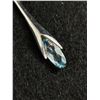 Image 2 : Nice Sterling & Aqua Marine? Teardrop Pendant