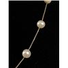 Image 2 : Sterling Silver Choker Necklace with 15 Real Pearls