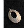 Image 2 : Nice 1.5" Sterling Oval Engraved Pendant