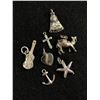 Image 1 : 7 Various Vintage Sterling Charms