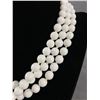 Image 2 : Fabulous 50" L Vintage Milk Glass Bead Necklace