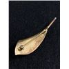 Image 2 : 1960's Bond Boyd  Sterling with Gold Wash, Leaf Brooch