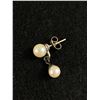 Image 2 : Antique Victorian 9ct Gold Marked Pearl Earrings
