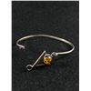Image 2 : Genuine Amber Sterling Cuff Bracelet