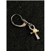 Image 2 : Antique Sterling Ankh Drop Earrings