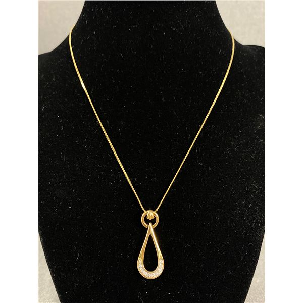 Gold Designer Nina Ricci Necklace