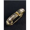 Image 2 : Vintage Gold Plated Hinged Bangle