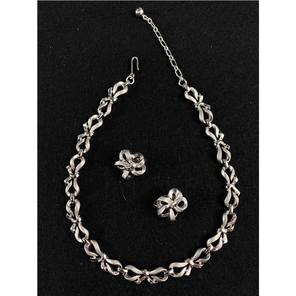 Signed Trifari Necklace Set