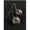 Image 2 : Green Zosite Ruby Necklace and Earrings