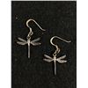Image 1 : Cute Pair of Sterling Dragonfly Earrings