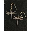 Image 2 : Cute Pair of Sterling Dragonfly Earrings