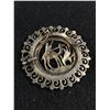 Image 2 : French Sterling Silver Large Vintage Brooch