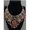 Image 1 : Vintage Elaborate Rhinestone Necklace