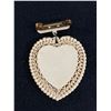 Image 2 : Vintage Celluloid Hinged Filligree Large Locket Brooch