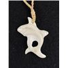 Image 2 : Carved Vintage Shark Pendant with Cord
