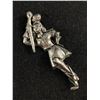 Image 1 : Vintage Sterling Silver Band Leader Brooch. Heavy