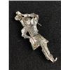 Image 2 : Vintage Sterling Silver Band Leader Brooch. Heavy