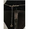 Image 3 : Vintage Sterling Silver Pendant & Sterling Silver Necklace with Gold Beads