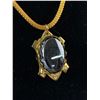 Image 2 : Black Alaska Diamond Pendant with Chain