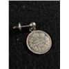 Image 2 : Antique Sterling Silver British Coin Earrings