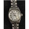Image 2 : Ladies Unauthenticated Stainless Steel Rolex Watch Oyster Perpetual Date Adjust. Automatic, Working