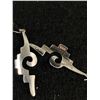 Image 2 : 925 Sterling Silver Dangle Earrings