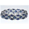 Image 2 : 405 #DIN-05 69 ct Sapphire and Diamond 14k Bracelet