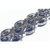 Image 5 : 405 #DIN-05 69 ct Sapphire and Diamond 14k Bracelet