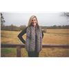 Image 2 : 580 #SLA-80 Holloway Furs Silver Fox Chevron Stole