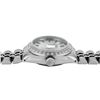 Image 5 : Rolex Ladies Stainless Steel Silver Index Diamond Bezel Date Wristwatch