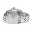 Image 6 : Rolex Mens Stainless Steel Silver Index Diamond & Sapphire 36MM Datejust Wristwa