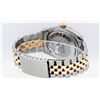 Image 6 : Rolex Mens Two Tone Blue Vignette Diamond Dial 36MM Datejust Wristwatch