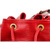Image 7 : Louis Vuitton Red Epi Leather Noe Shoulder Bag