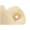 Image 6 : Chanel Beige White Canvas Tweed Medium Patchwork Jumbo Flap Shoulder Bag