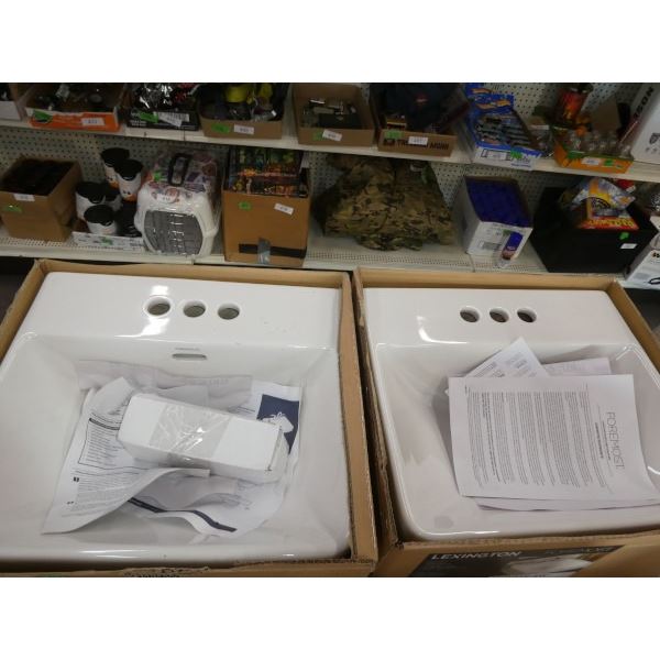 2 new Lexington Foremost rectangular vessel